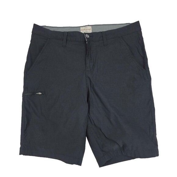 Weatherproof Vintage Shorts Mens 34x10 Black Regular Fit Stretch Zip Pockets - Picture 1 of 6